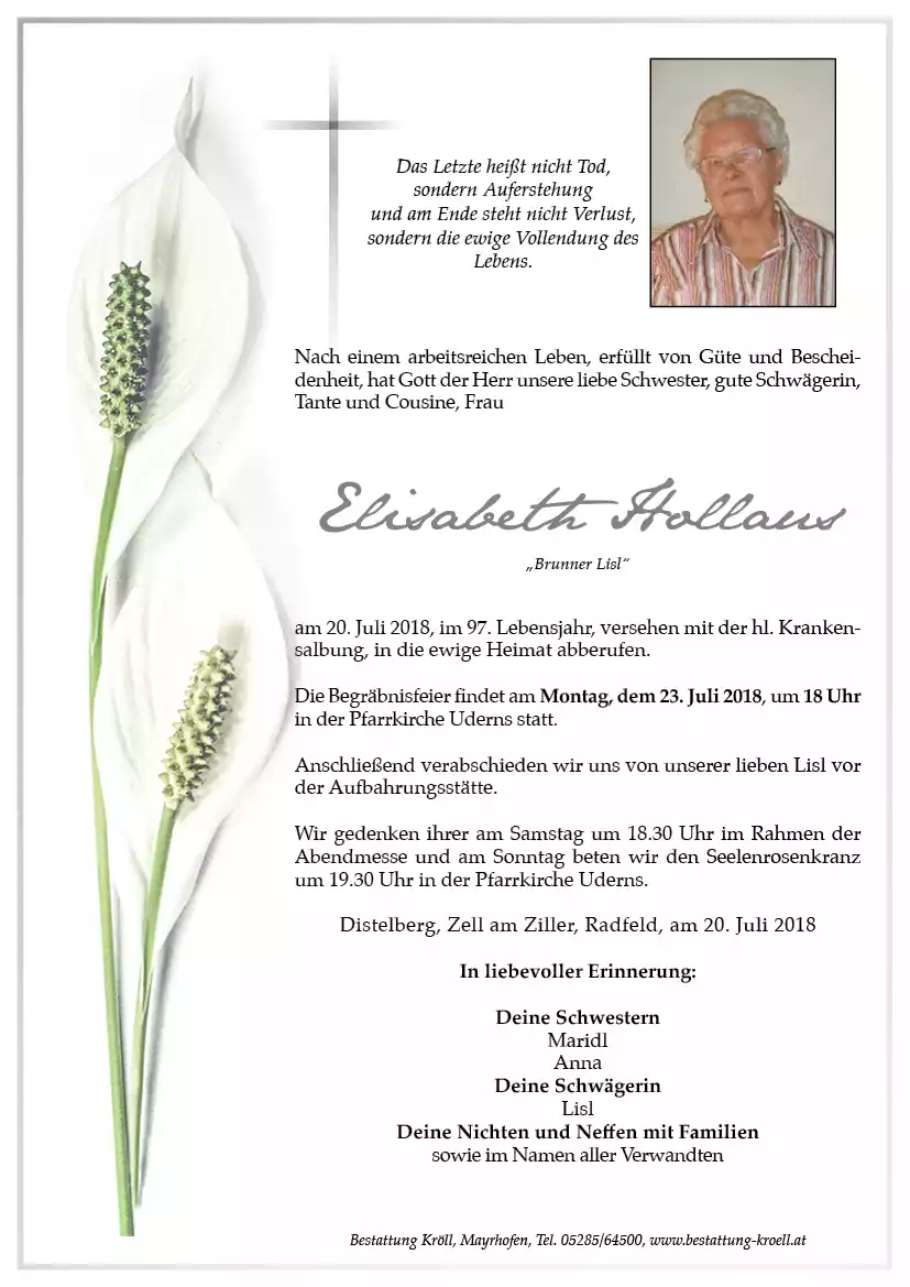 Parte von Elisabeth Hollaus